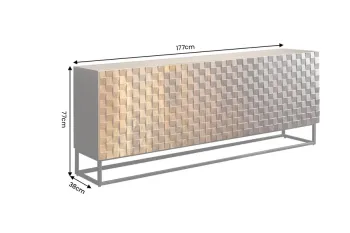 Modern mango dressoir multicolor 177 cm