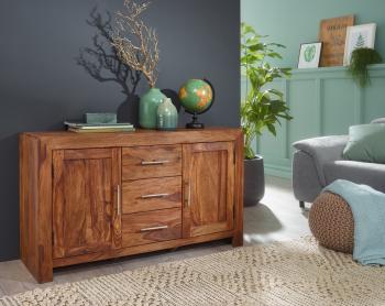 dressoir sheesham hout 118 cm