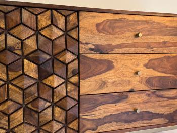 Dressoir massief sheesham hout 180 cm