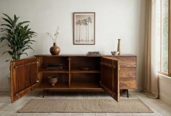 Dressoir massief sheesham hout 175 cm