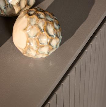 Modern design dressoir mangohout taupe 210 cm