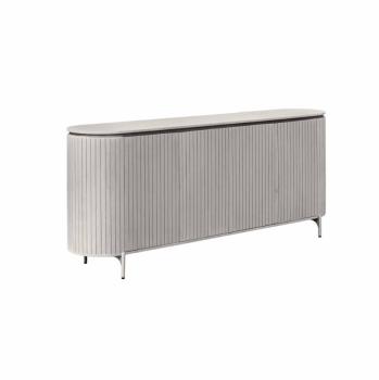 Modern design dressoir mangohout taupe 210 cm