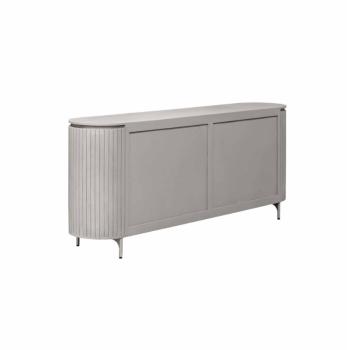 Modern design dressoir mangohout taupe 210 cm