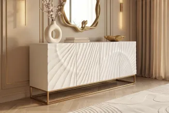 dressoir wit mangohout 177 cm