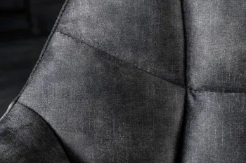 Eetkamerbank grijs velvet 165 cm
