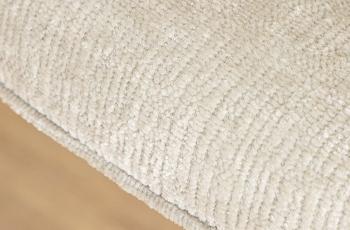 Draaibare stoel beige chenille stof