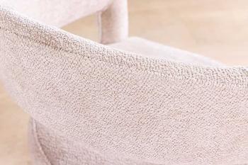 moderne eetkamerstoel beige met gouden poten
