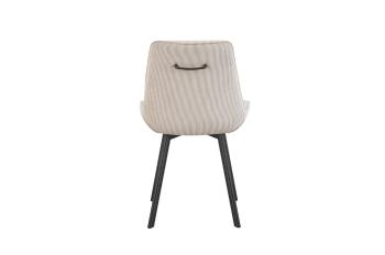 eetkamerstoel sand corduroy stof