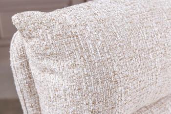 eetkamerstoel beigegrijs houten poten draaibaar