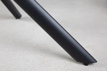Eetkamerstoel grijs structuurstof draaibaar