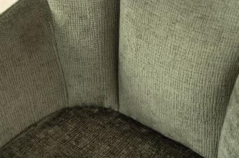 Draaibare stoel groen chenille stof