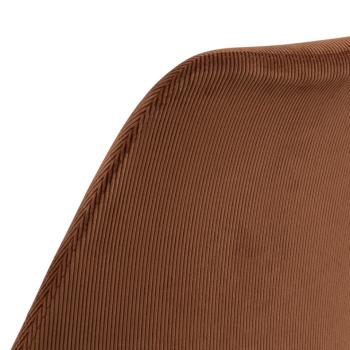 Moderne stoel koperbruin