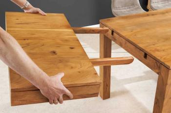 Tafel acaciahout 120-200 cm