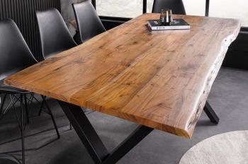 eettafel mango hout div maten front