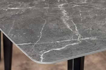 Eettafel antraciet keramiek 160 cm