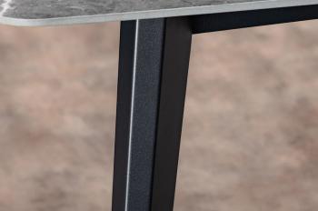 Eettafel antraciet keramiek 160 cm