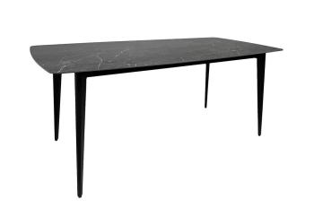 Eettafel antraciet keramiek 180 cm