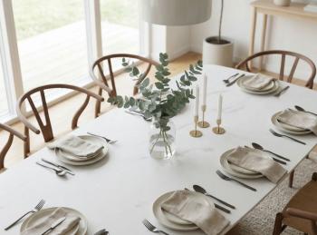 Hoek sheesham eettafel 180 cm