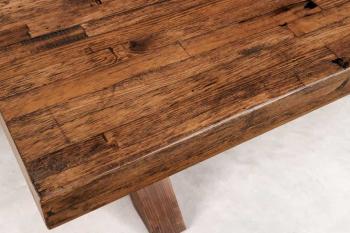 robuuste eetkamertafel donkerbruin 210 cm