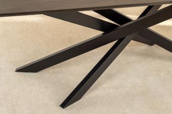 Eetkamertafel acacia bruin 240 cm