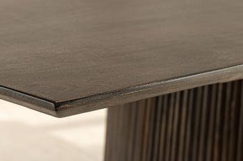 Eetkamertafel donkerbruin mangohout 200 cm
