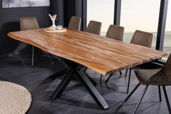 Eetkamertafel bruin sheesham 200 cm