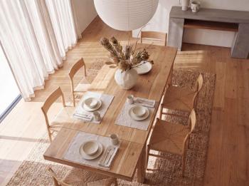 tafel acaciahout uitbreidbaar 160-240 cm