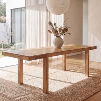 tafel acaciahout uitbreidbaar 160-240 cm