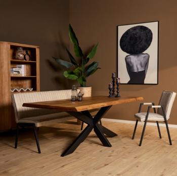 Tafel acacia 160 cm 60mm