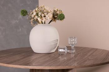 Ronde eetkamertafel bruin 120 cm