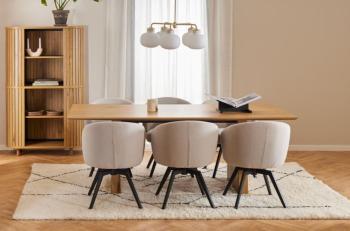 Eetkamertafel wild eiken 210 cm