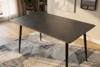 antraciete tafel marmerlook keramiek 120 cm