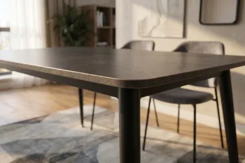 antraciete tafel marmerlook keramiek 120 cm