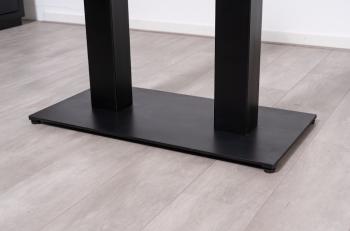 eettafel mangohout met kolompoten 200x100 cm 