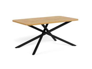 Eetkamertafel wild eiken kleur 160 cm