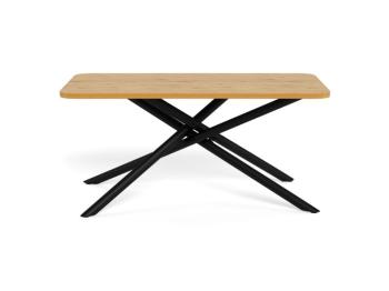 Eetkamertafel wild eiken kleur 160 cm