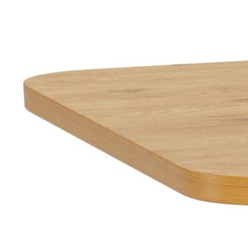 Eetkamertafel wild eiken kleur 160 cm