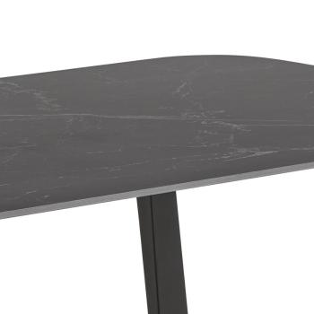 Eettafel zwart keramiek 180 cm