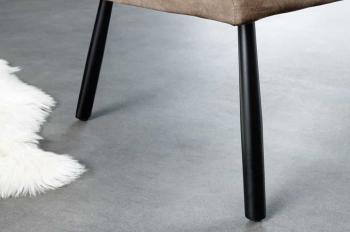 Eettafel bank taupebruin 160 cm
