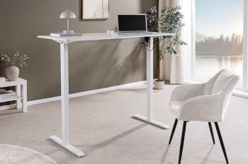 Electrisch verstelbaar bureau wit 140 cm