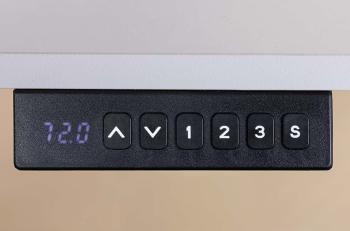 Electrisch verstelbaar bureau wit 140 cm