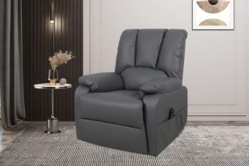 electrische sta op fauteuil grijs
