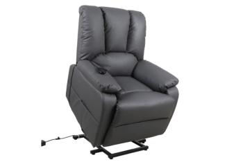 electrische sta op fauteuil grijs