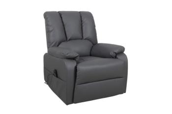 electrische sta op fauteuil grijs