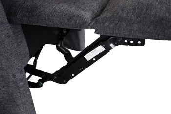 electrische fauteuil grijs stof
