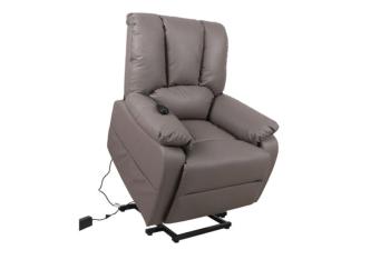 electrische sta op fauteuil taupe