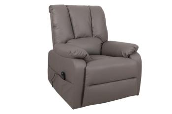 electrische sta op fauteuil taupe