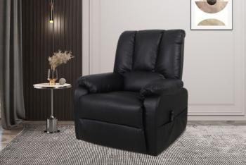 electrische sta op fauteuil zwart