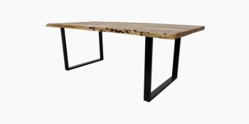 Boomstam tafel eiken 200 cm 50mm