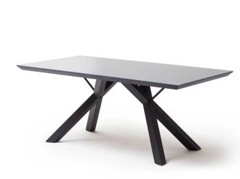 Everet eettafel zwart grijs